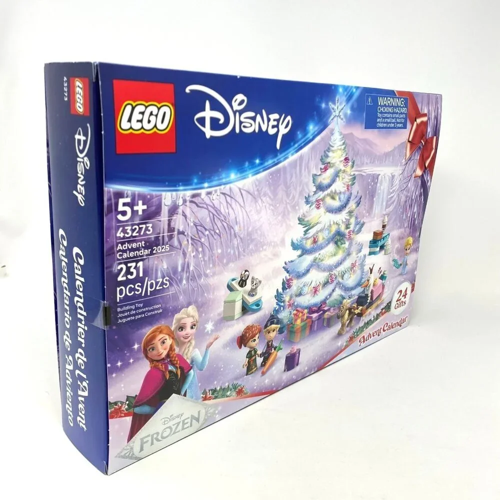 2025 LEGO® Disney Frozen Advent Calendar 43273 Ages 5+ 231 PCS Holiday Gift